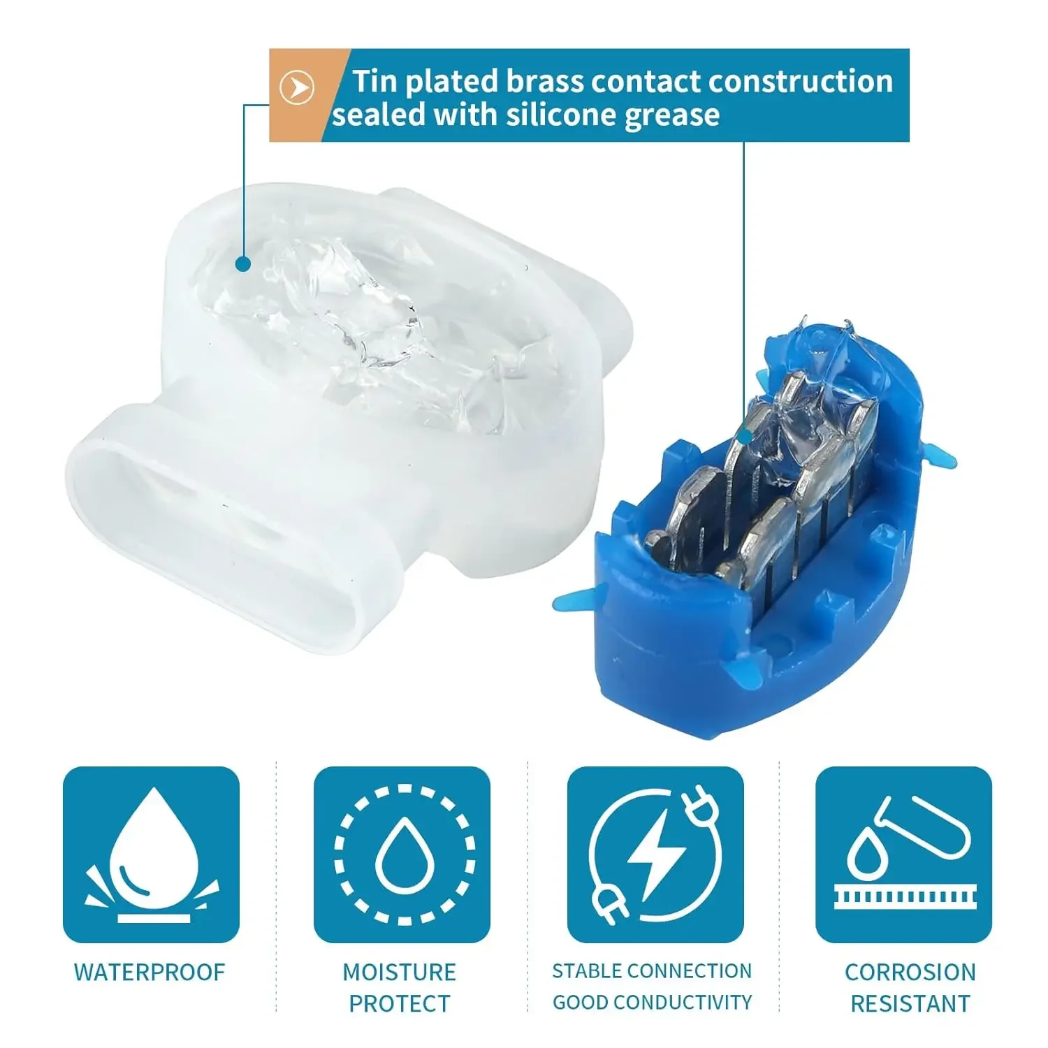 5/10/20pcs Cable Connector Gel - Robotic Lawn Mower Boundary Wire 评论和价格