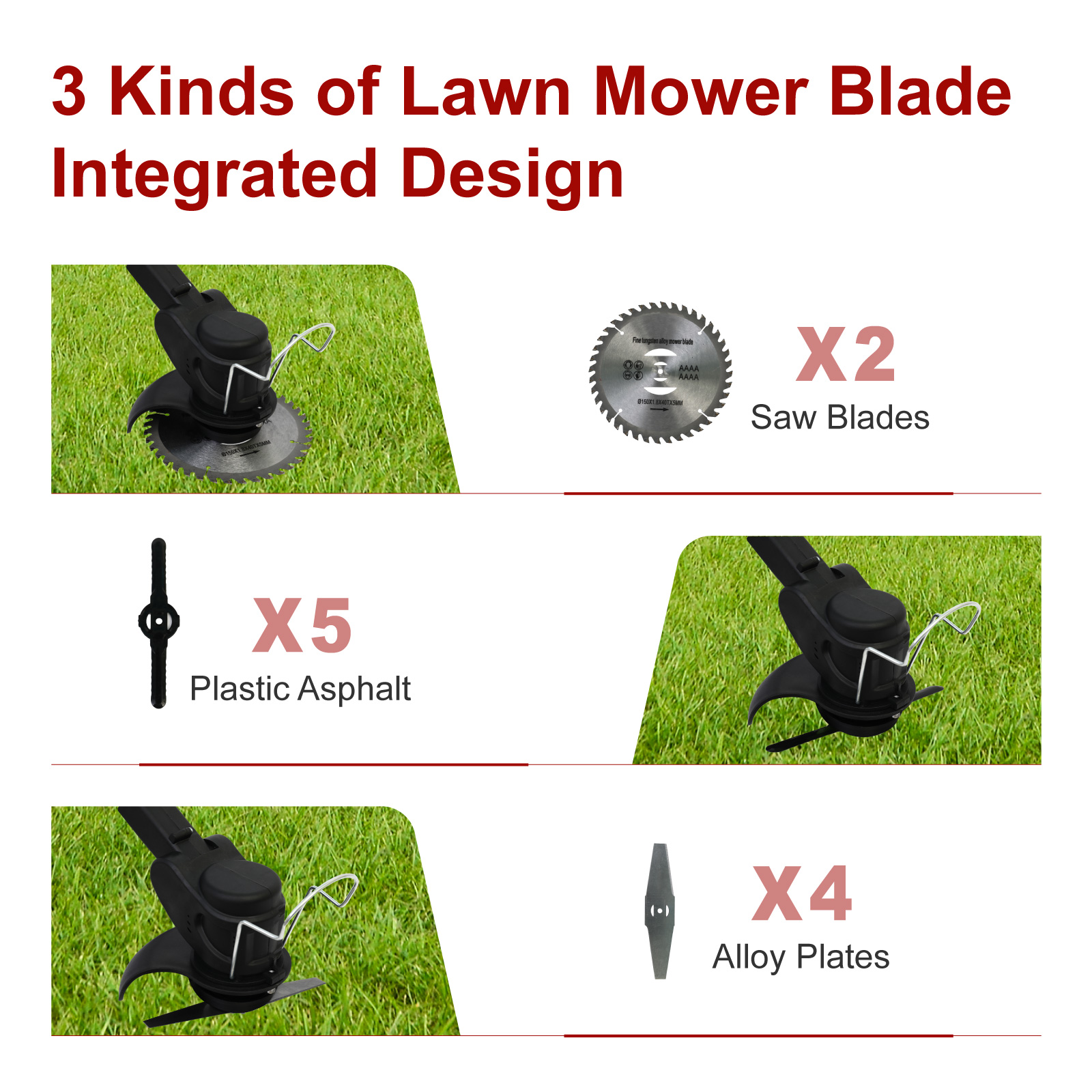 Electric Lawn Mower Cordless G - Brushless Cordless Grass Trimmer 21V 评论和价格