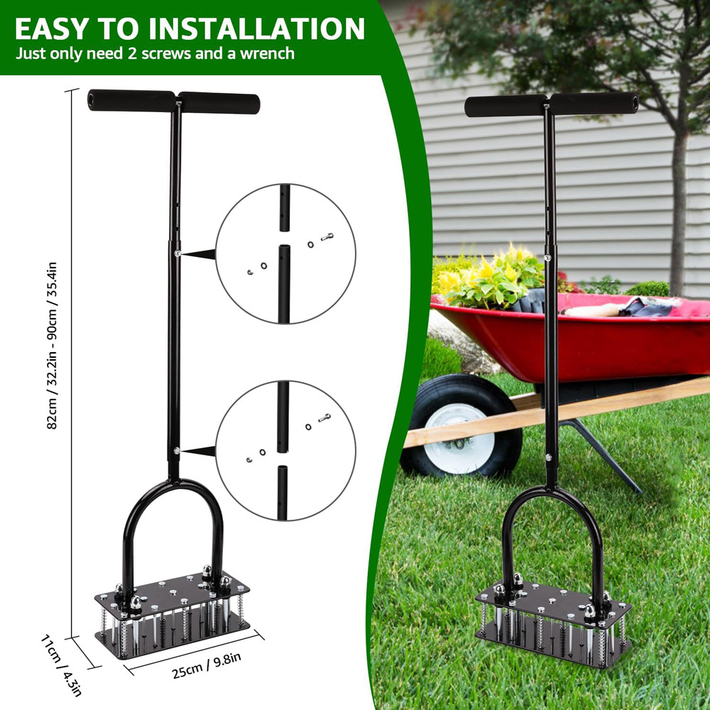 2026 Lawn Aerator, Automatic D - Lawn Aerator Shoes Spikes Heavy Duty 评论和价格