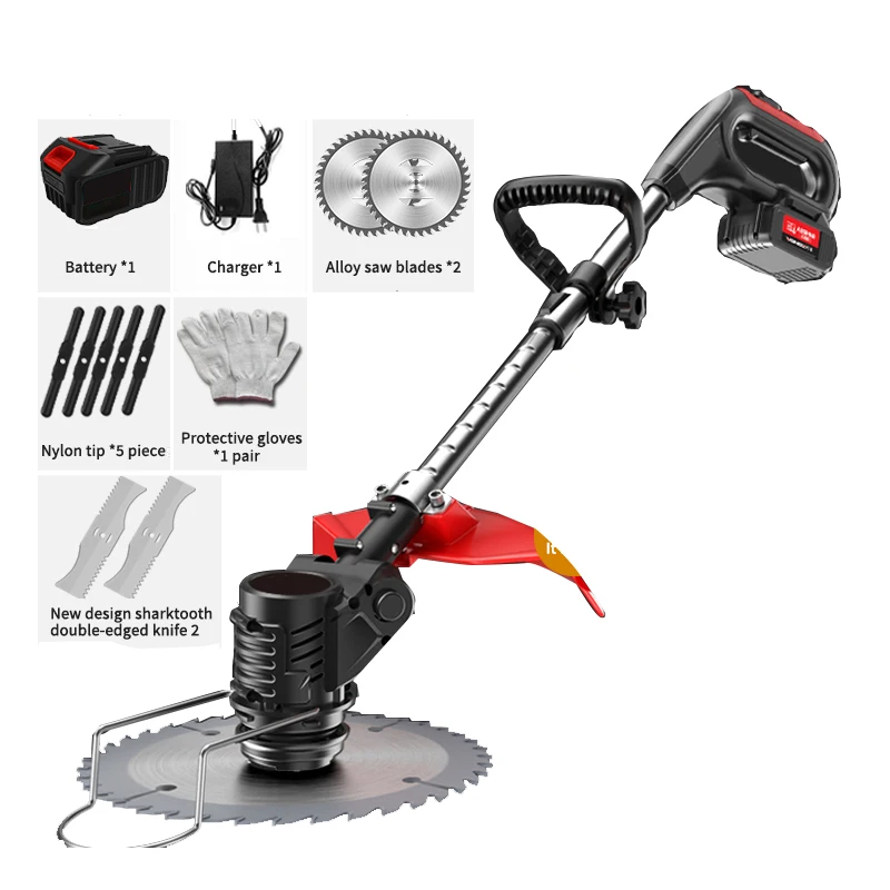 1880W Electric Lawn Mower 21V  - Brushless Cordless Grass Trimmer 21V 评论和价格