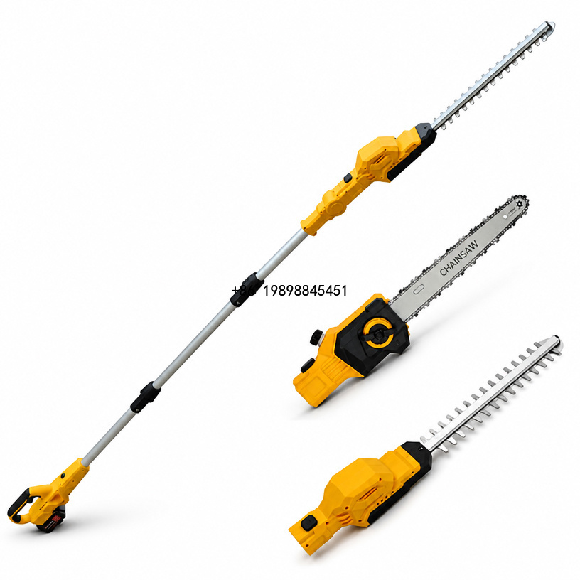 2 in 1 with Pole Saw 21V Brush - Cordless Hedge Trimmer Pole 2 In 1 评论和价格