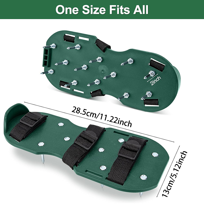 1 Pair Lawn Aerator Shoes for  - Lawn Aerator Shoes Spikes Heavy Duty 评论和价格