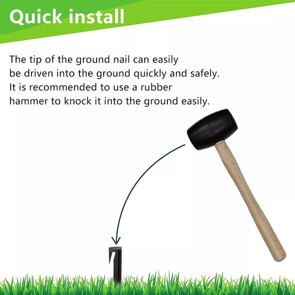 Lawn Mower Boundary Pegs For S - Boundary Wire Cable Peg Nails Lawn 评论和价格
