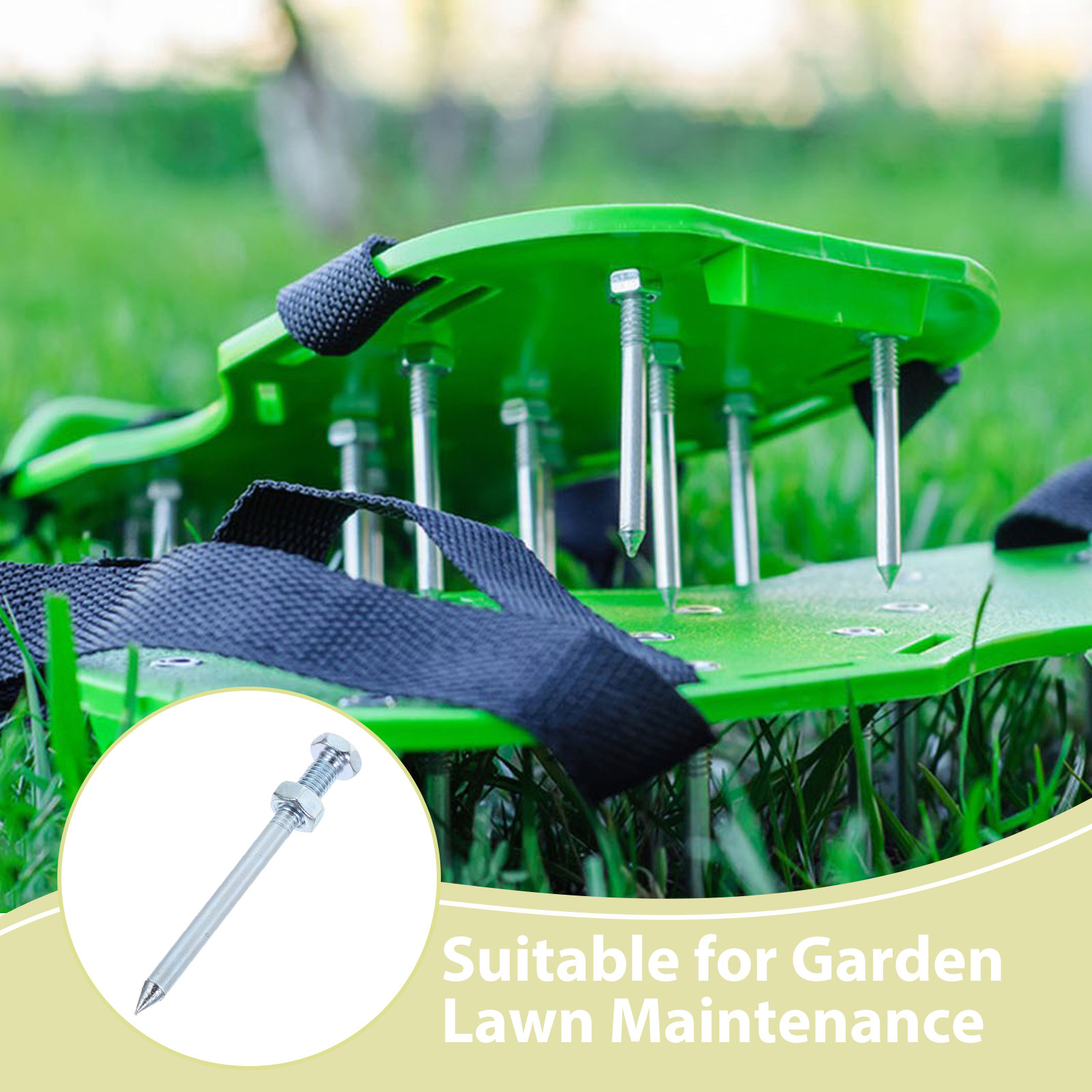 10Pcs User Friendly Lawn Aerat - Lawn Aerator Shoes Spikes Heavy Duty 评论和价格