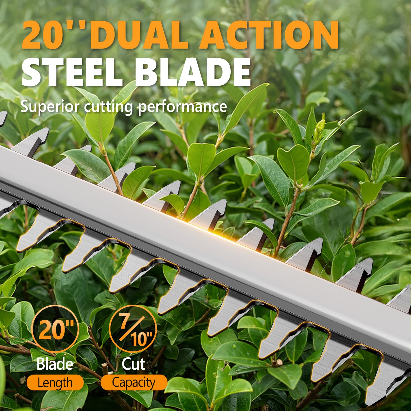 20V 2-in-1 Cordless Pole & Han - Cordless Hedge Trimmer Pole 2 In 1 评论和价格