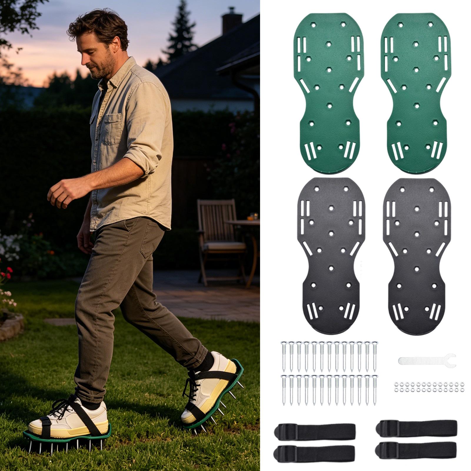 Aerating Shoes for Lawn Heavy  - Lawn Aerator Shoes Spikes Heavy Duty 评论和价格