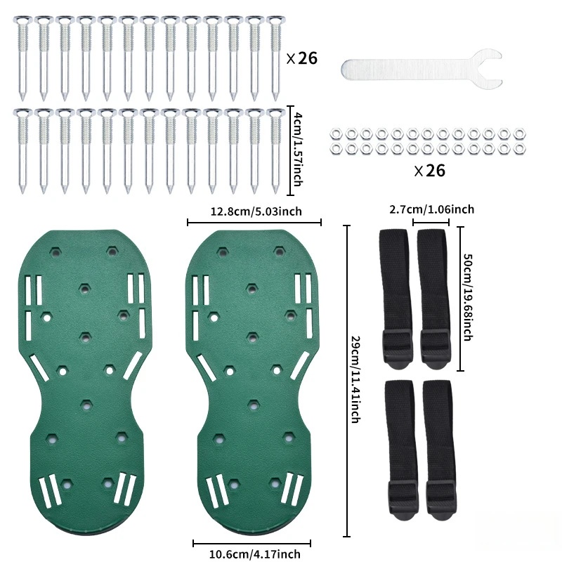 Adjustable Spiked Lawn Aerator - Lawn Aerator Shoes Spikes Heavy Duty 评论和价格