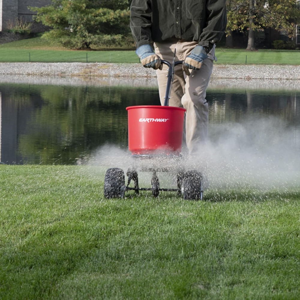 2150 Commercial 50 LB Broadcas - Fertilizer Spreader Walk Behind Broadcast 评论和价格