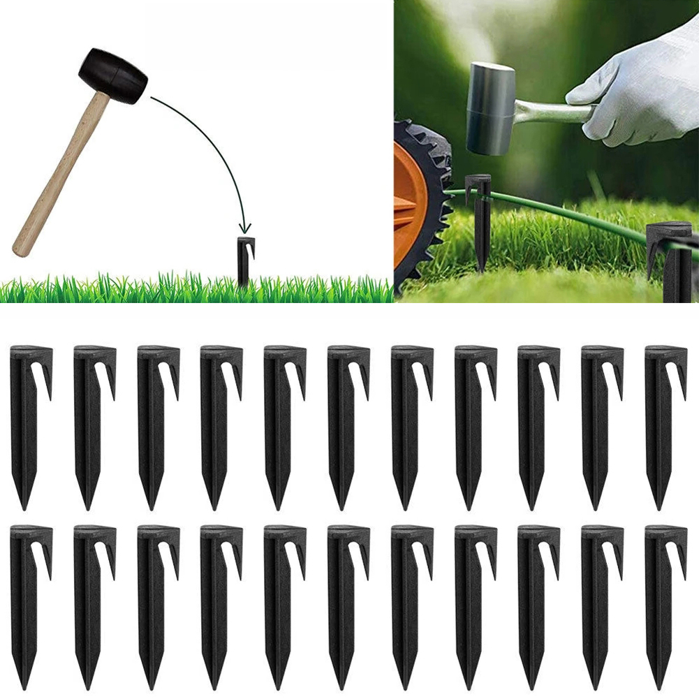100pcs Ground Spikes Fixing Pi - Robotic Lawn Mower Boundary Wire 评论和价格