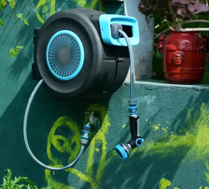 China Automatic Return 20m/30m - Garden Hose Reel Automatic Retractable 30M 评论和价格