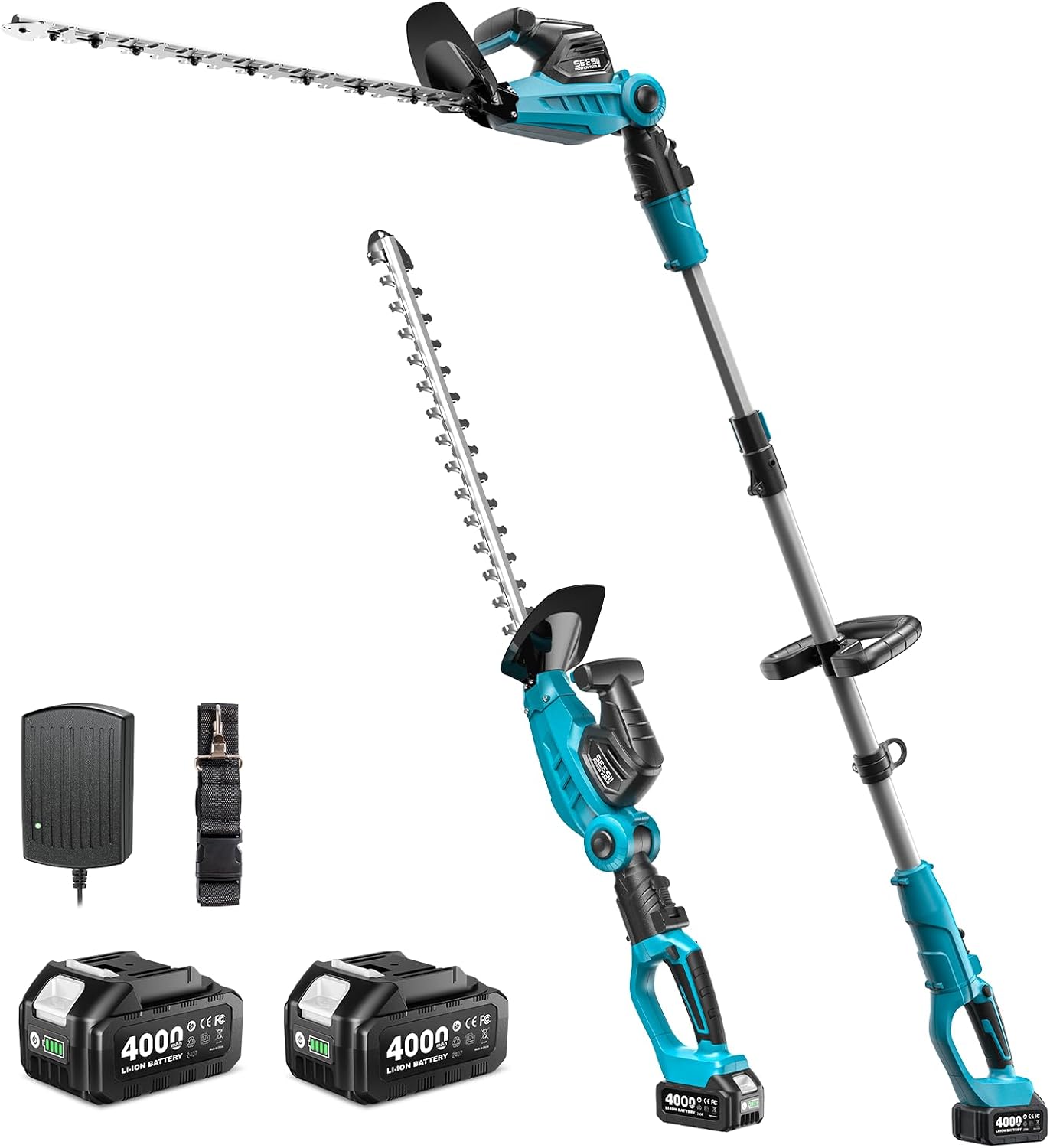 20V 2-in-1 Cordless Hedge Trim - Cordless Hedge Trimmer Pole 2 In 1 评论和价格