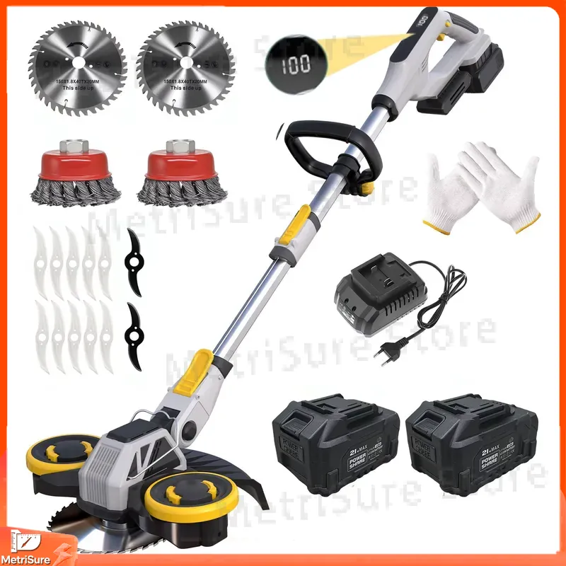 21V 900W Brushless Cordless Gr - Brushless Cordless Grass Trimmer 21V 评论和价格