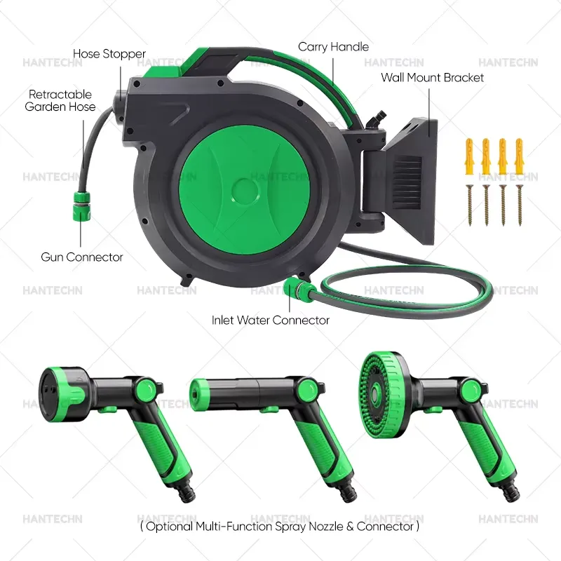 for Hantechn Automatic Retract - Garden Hose Reel Automatic Retractable 30M 评论和价格