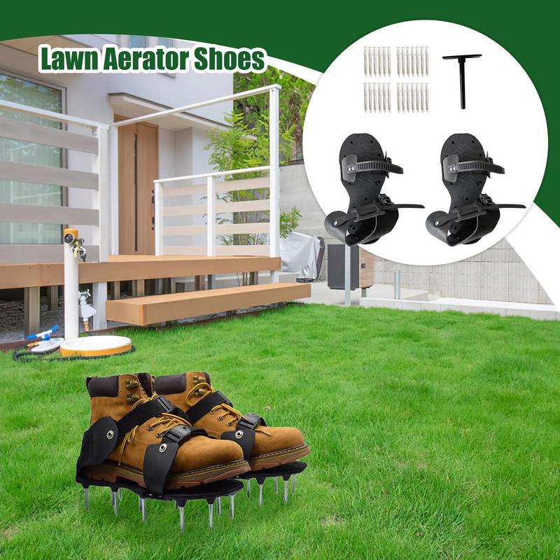 Aerate Shoes Lawn Aerator Shoe - Lawn Aerator Shoes Spikes Heavy Duty 评论和价格