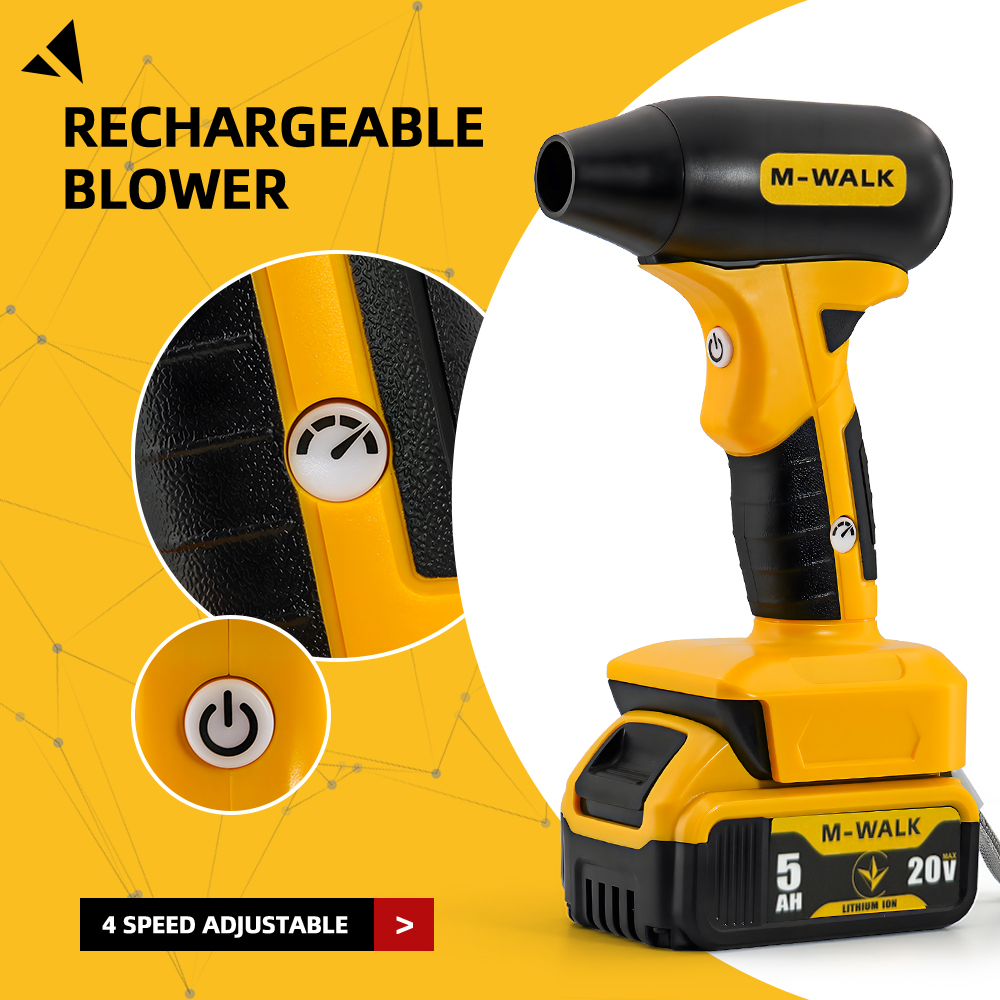 M-WALK 130000RPM Brushless Ele - Cordless Leaf Blower Brushless 20V 评论和价格