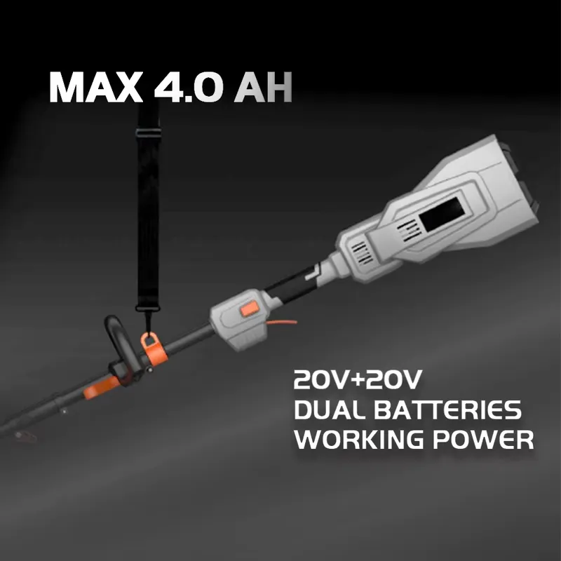 40V Cordless 2*20V String Trim - Cordless Hedge Trimmer Pole 2 In 1 评论和价格