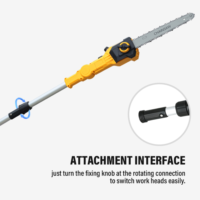 Custom 2-in-1 Cordless Pole Ch - Cordless Hedge Trimmer Pole 2 In 1 评论和价格