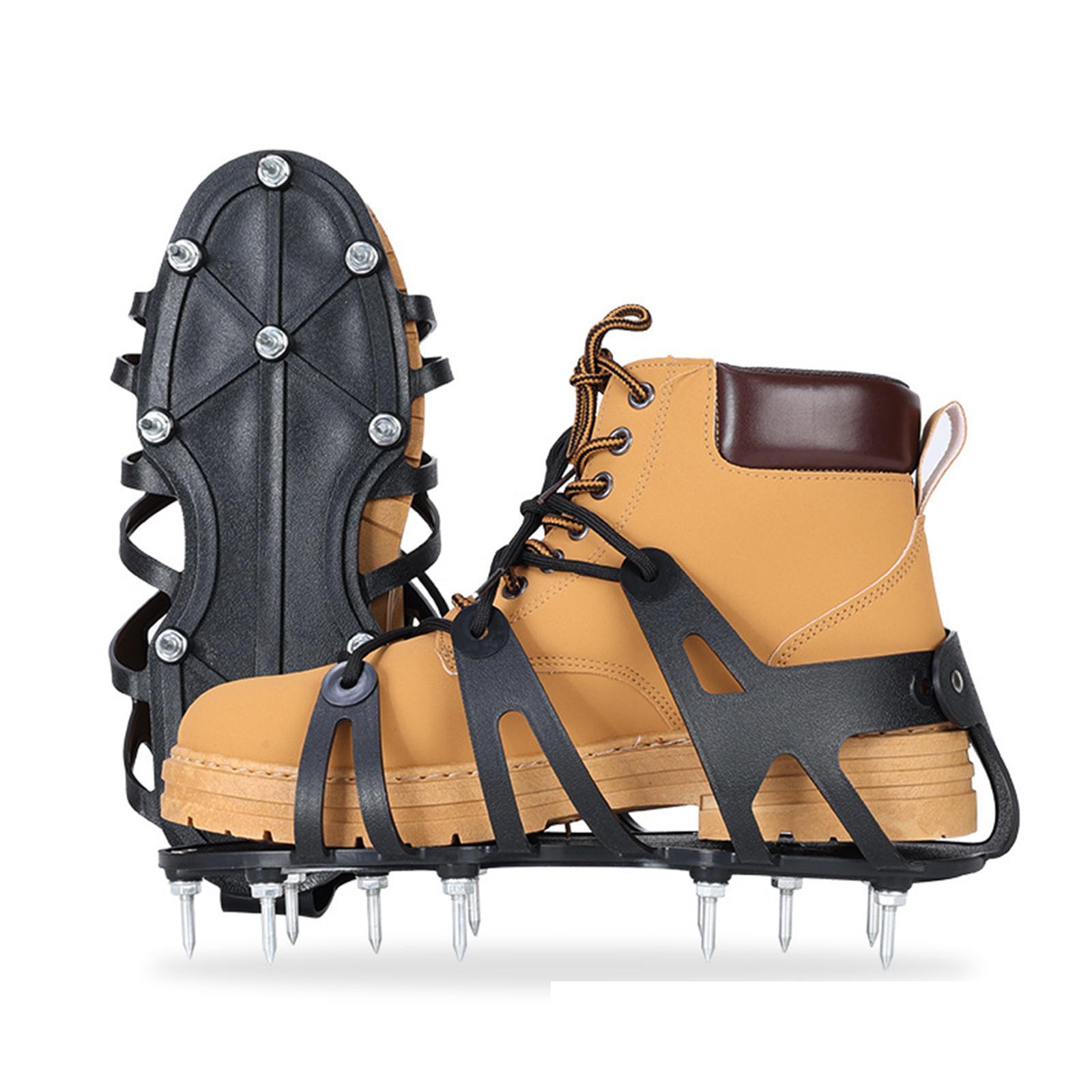 2 Pieces Spiked Shoes Lawn Aer - Lawn Aerator Shoes Spikes Heavy Duty 评论和价格