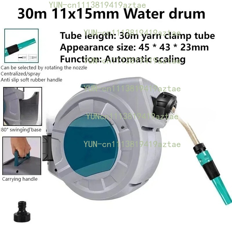 30M Automatic Retractable Hose - Garden Hose Reel Automatic Retractable 30M 评论和价格